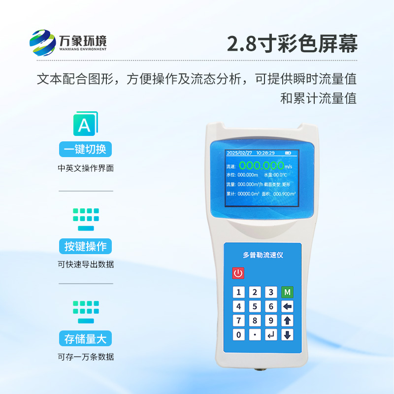 多普勒便攜流速儀，設備介紹